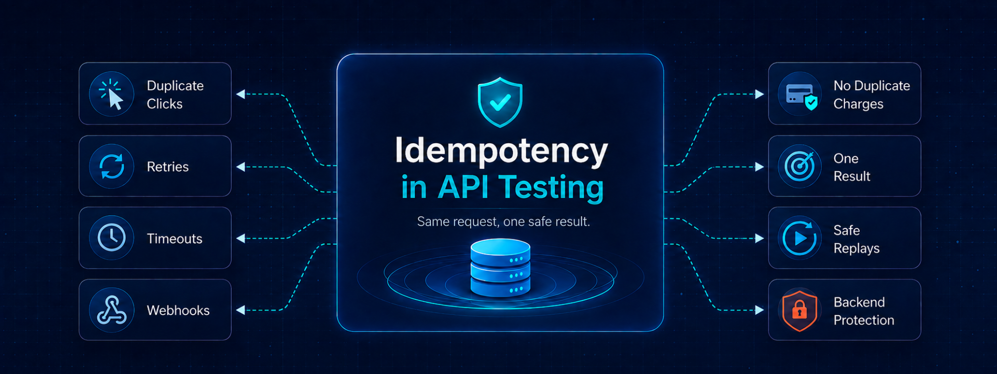 QA investigation of duplicate clicks, API retries, payments and idempotency in software testing